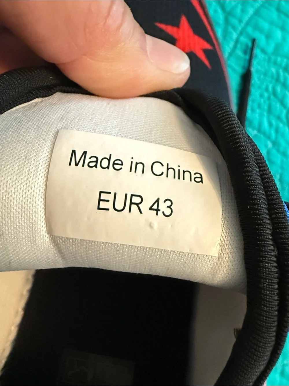 Trump themed sneakers